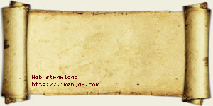 Isak Batina vizit kartica